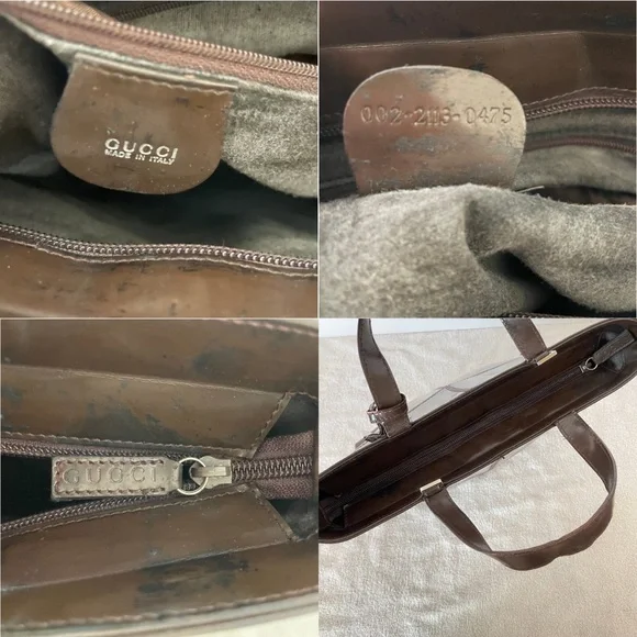 Gucci Brown Vintage Patent Leather Tote Hand Bag - Picture 11 of 16